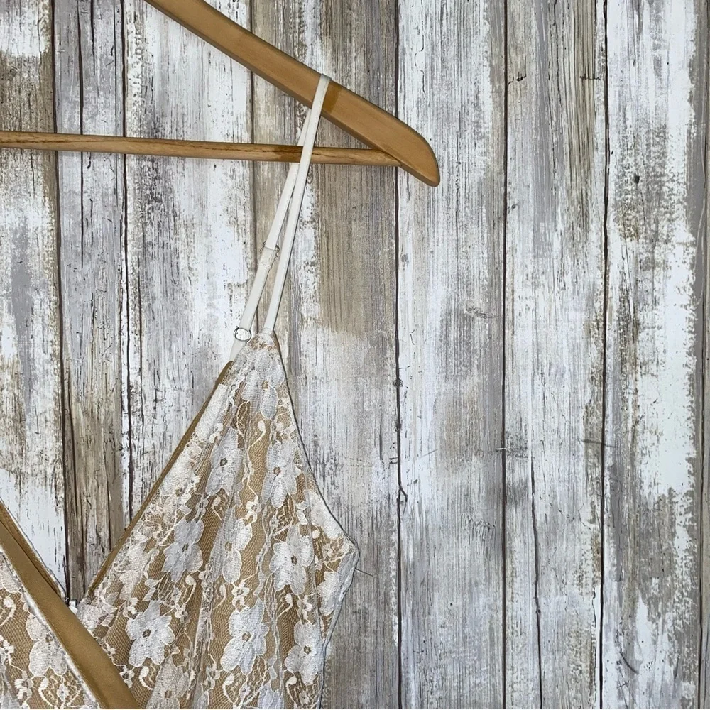 Lulus Frilled To Be Here Lace Floral Ruched Dress - Picture 5 of 9